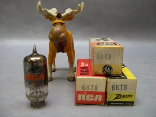 6kt8 vacuum tubes  lot of 3  ge / rca / zenith for sale