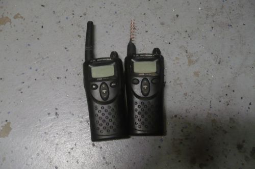 LOT OF 2 Motorola XTN Series XU1100 Handheld UHF Two-Way Radio Walkie-Talkie