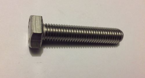 M10-1.5 x 50 mm - stainless steel cap screw/ bolt - din 933 class a2 for sale
