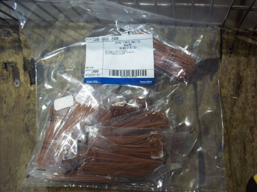 T&amp;b id ty-rap  cable tie 3-3/8&#034;-  long  brown w/ red stripes - bag of qty.1000 for sale