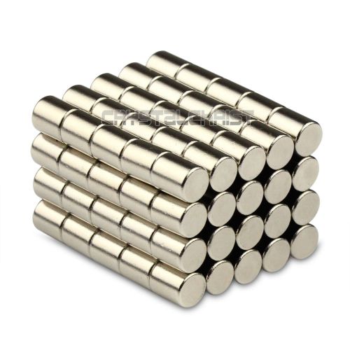 100pcs Super Strong Round Cylinder Magnet 5 x 6mm Disc Rare Earth Neodymium N50