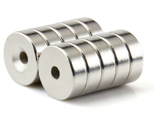 50pcs round neodymium countersunk ring magnets 15 x 5 mm hole 5mm rare earth n50 for sale