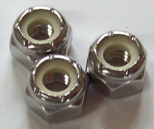10 Qty-NC 18-8 Stainless Steel..Nylon Insert Lock Nuts 1/2-13(13246)