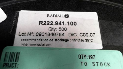 10-pcs hardware radiall r222941100 222941100 for sale