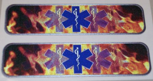 Fire / EMS Digital Decal, 1&#034; X 4&#034;, 3 Sets Of 2, NEW