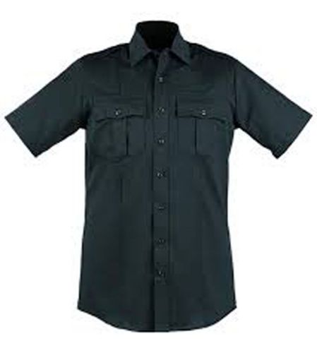 BLAUER 8610-Z SS ZIPPERED POLYESTER SHIRT Color: Black  size SM * FREE SHIP