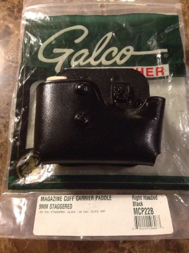 New Galco Magazine/Handcuff Carrier For 9Mm/.40 Cal Staggered Mags #Mcp22B