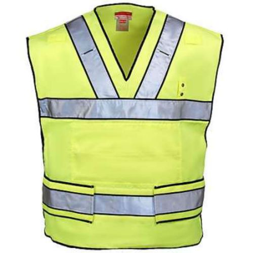 5.11 Tactical High Visibility Neon Yellow ANSI II Safety/Traffic/Work Vest - NEW