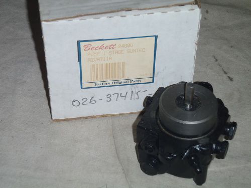 Beckett 2460u oil fired single stage pump (suntec a2va7116) for sale