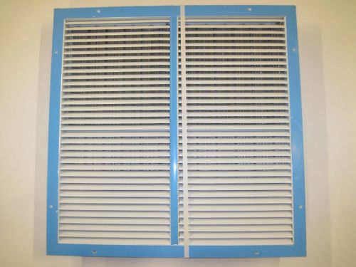 Return Air Register 24&#034; x24&#034; with 1/2&#034; Spaced Bar Aluminum by Dayus Register