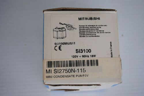 MITSUBISHI SI3100MIUS11 MINI CONDENSATE PUMP 120 VOLT BRAND NEW IN BOX