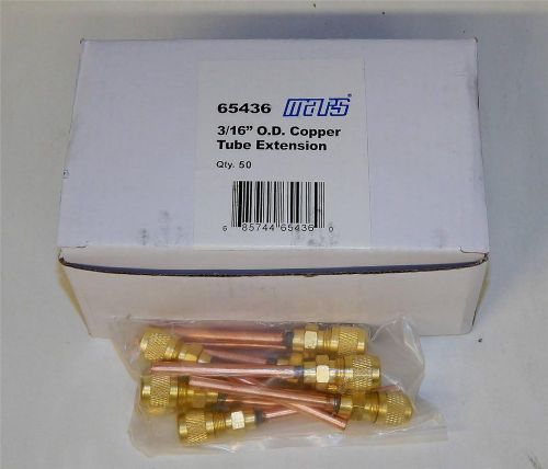 50 mars 3/16&#034;o.d. extension tube, brass/copper, 2&#034; copper tube extension #65436 for sale