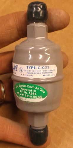 Sporlan catch all filter drier c-033  3/8&#034; flare for sale