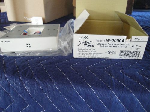The watt stopper w-2000a ultrasonic sensor white - new for sale