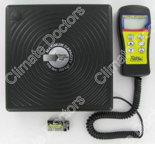 Yellow jacket 68802 electronic refrigerant scale new for sale