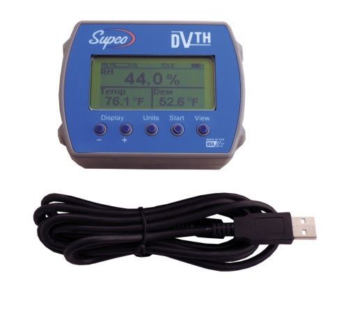 Supco dvth temperature and humidity logger with display for sale
