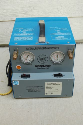 NRP National Refrigeration Freon Recovery Unit GS1UL Type R12,R22,R134A,R502
