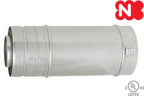 Noritz cvp-16adj tankless water heater 3&#034;/5&#034; conentric adjustable vent pipe 16&#034; for sale