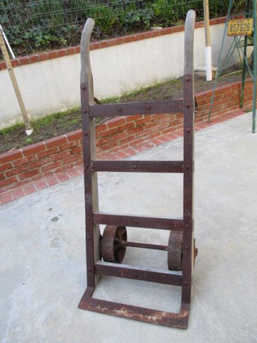 Vintage warehouse industrial transport hand dolly cart for sale