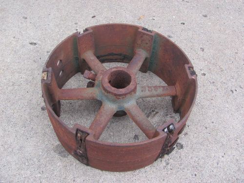 Antique Cast Iron Metal Iron Industrial Wide Wheel 289L Refurbished Project