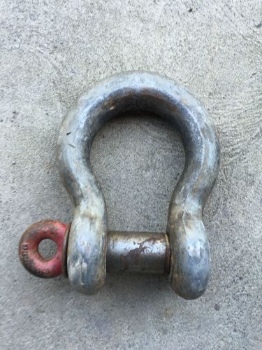 Crosby usa wll35t 35 ton 2&#034;  screw pin clevis shackle lifting rigging anchor for sale