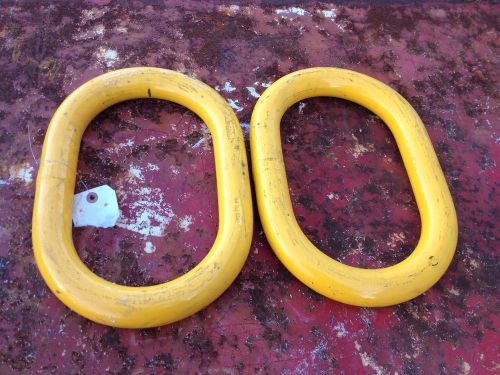 Gunnebo 1-3/4&#034; m-32-10 grade 100 master link 84900 lbs wll lifting rigging ring for sale
