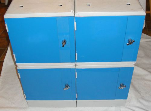 Linpac space cube mudular locker system plastic lockers dorm, gym, work for sale