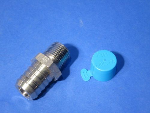 3/4&#034; spade to 1/2&#034; npt threaded 316 ss stainless coupler for sale