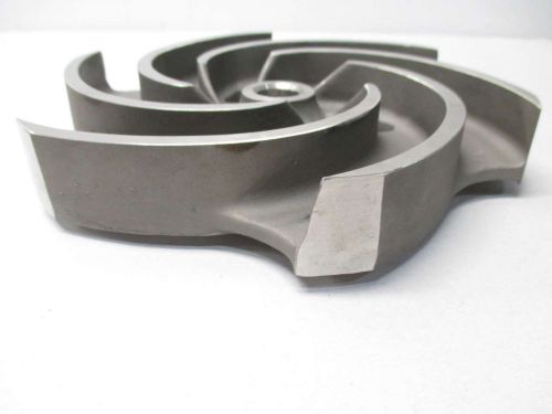 NEW HISCO 9-1/2IN OD 6-VANE STAINLESS PUMP IMPELLER 348-A20 D414342