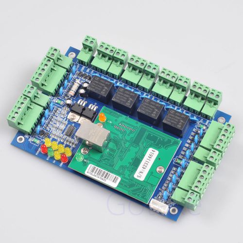 Tcp/ip network entry access control board panel web lan for 4 door rfid reader for sale