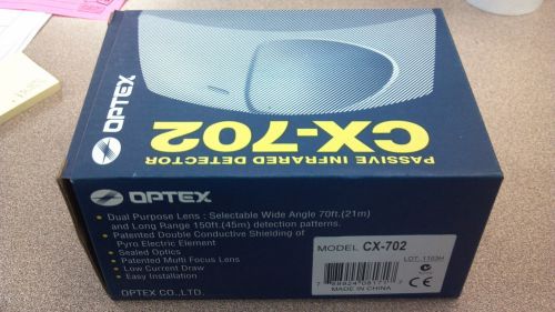 OPTEX CX-702 PIR DETECTOR NEW IN BOX! MOTION-70X70 DUAL LENS SECURITY