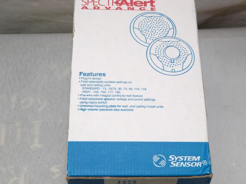 System Sensor SPCW SpectrAlert Ceiling Emergency Speaker White – NEW