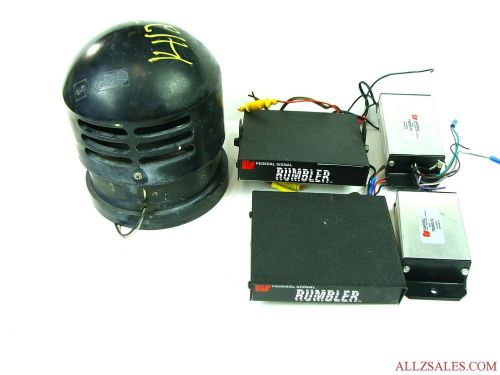 Federal Signal Rumbler Parts - Speaker, Amp 689000-01 (x2), Timer 750000-T2 (x2)