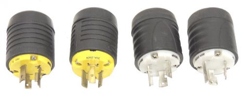 Lot 4 Pass &amp; Seymour 20A 30A Turnlok Locking Plug 250V 2P3W NEMA L620-P L630-P