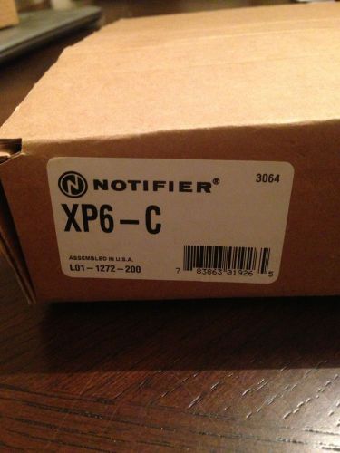 NOTIFIER  XP6-C SIX CIRCUIT CONTROL MODULE