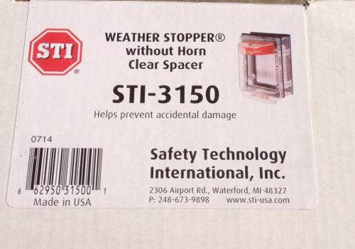 Sti fire alarm pull station cover weather stopper w/out horn sti-3150 for sale