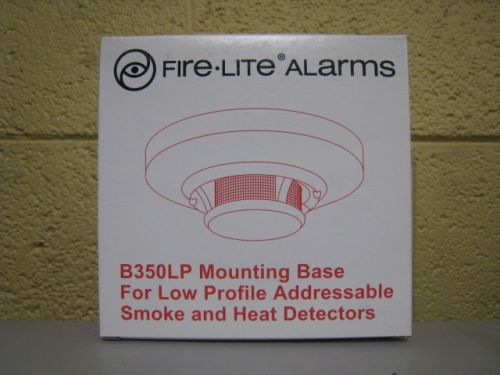 New fire-lite alarms b350lp fire alarm smoke heat detector lp mounting base for sale