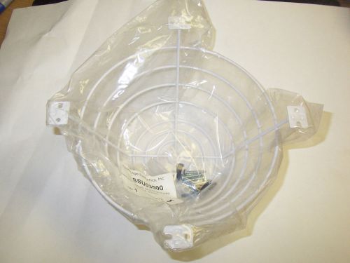 New space age electronics ssu03500 white round wire smoke detector guard 9&#034; for sale