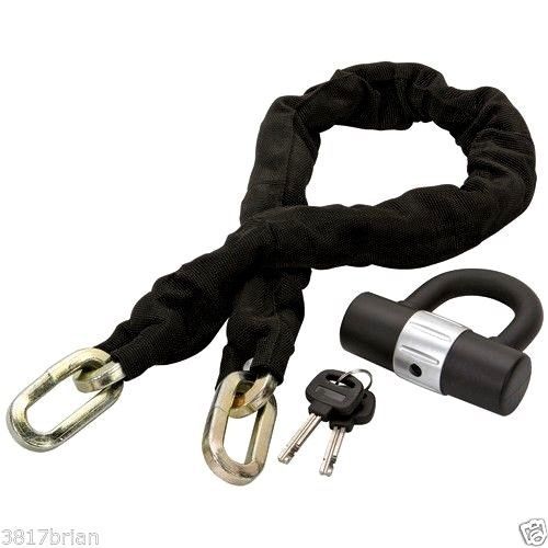 Heavy duty padlock chain bike boat motorcycle home security durable lock (sale)! for sale