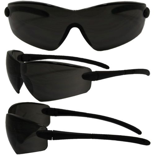 Smoke One Piece Lens Safety Glasses