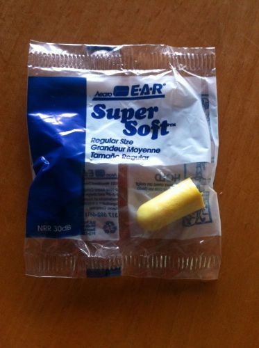 Aearo E-a-r Super Soft Ear Plug - Foam - 200/ Box - Yellow Nrr 30db