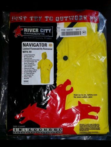 Limited Flammability Rainweat NFPA 701 Industiral Raincoat size 2X
