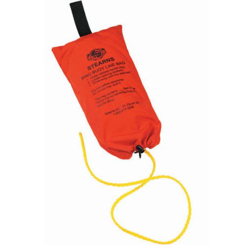 STEARNS I023ORG-00-000 RING BUOY - Ring Buoy Rope with Bag 90 ft.