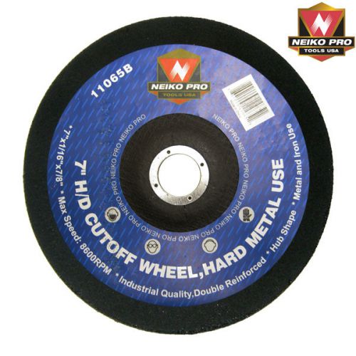 10pc Cutoff Wheel 7&#034; x 1/6&#034; x 7/8&#034; inch Arbor Disc Cutting Stainless Steel Metal