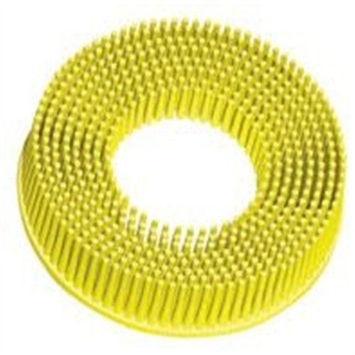 3m 07525 2&#034; scotch-brite roloc bristle discs 80 grit medium yellow for sale