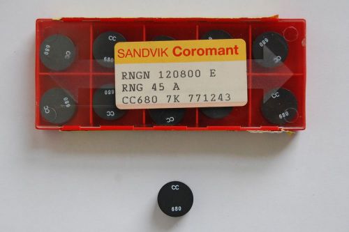 INSERT RNG45A / RNGN45A SANDVIK CERAMIC GRADE CC680 NEW PACK OF 10 PCS