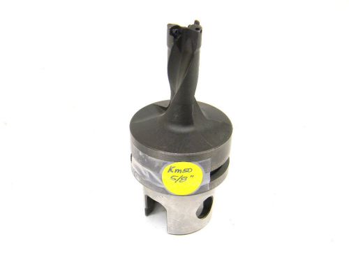 Used kennametal kub-50 x 5/8&#034; insert coolant drill km50-kub-0625 (w27 1201004) for sale