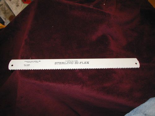 1 lot of 5 blades  sterling bi-flex   bi-metal  weld edge - 18&#034; x 1 1/2&#034; _ 4 tpi for sale