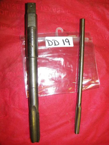 2-pcs-exension pulley taps-    1-8 nc, hss 12&#034;long-.    . 9/16-12 4 flt 12&#034; lg. for sale