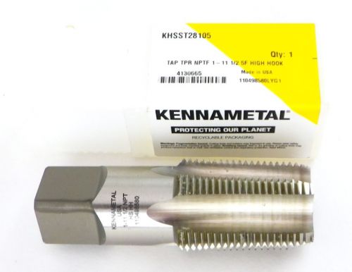 KENNAMETAL KHSST28105 1 - 11-1/2 NPT 5 Flute HSS High Hook Pipe Tap H35